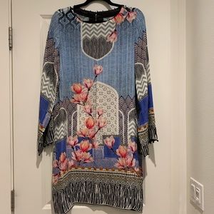 Pakistani Designer Sapphire Silk Kurta